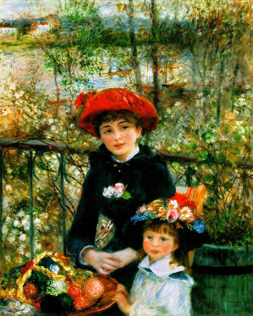 On the terrace 1881